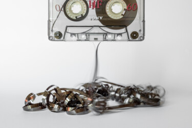 Photography titled "audiocassetta" by Giancarlo Biscardi, Original Artwork, Digital Photography