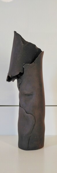 Sculptuur getiteld "Tosione" door Gianluigi Golfetto, Origineel Kunstwerk, Klei