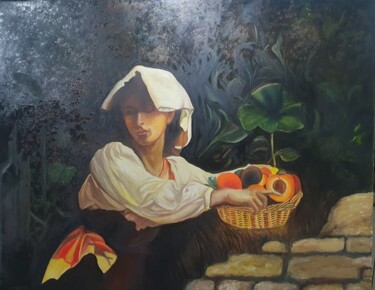 Painting titled "L'Estate del Carava…" by Gianni Iviglia, Original Artwork, Oil