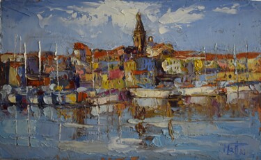 Malarstwo zatytułowany „Colori di Alghero” autorstwa Gianni Mattu, Oryginalna praca, Olej