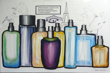 Painting titled "Perfume; Government…" by Gideon Nel, Original Artwork, Acrylic