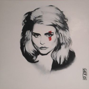 Pintura intitulada "Debbie Harry" por Gief, Obras de arte originais, Acrílico
