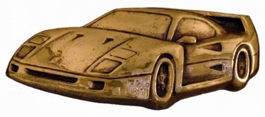 雕塑 标题为“FERRARI  F 40” 由Gilbert Liblin, 原创艺术品, 金属