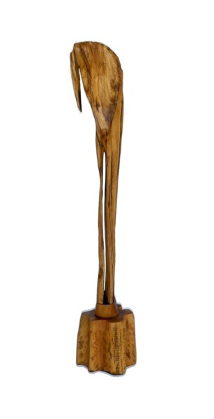 Skulptur mit dem Titel "Silhouette 9" von Gilles Arnould, Original-Kunstwerk, Holz