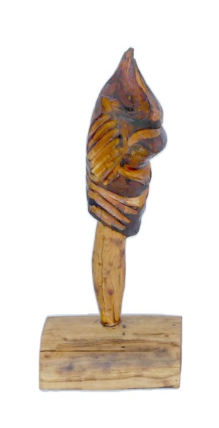 Sculpture titled "Silhouette 13" by Gilles Arnould, Original Artwork, Wood