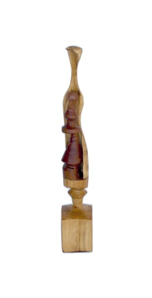 Sculpture titled "Silhouette 21" by Gilles Arnould, Original Artwork, Wood