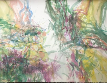Peinture intitulée "« Tropical »" par Gilles Surgès, Œuvre d'art originale, Aquarelle