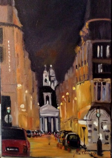 Pittura intitolato "rue-laffitte.jpg" da Gilles Clairin, Opera d'arte originale, Olio