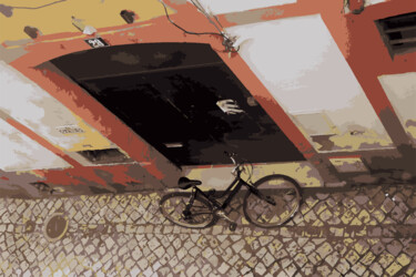 Digital Arts titled "sans titre Portugal" by Gilles Mével, Original Artwork, 2D Digital Work Mounted on Plexiglass
