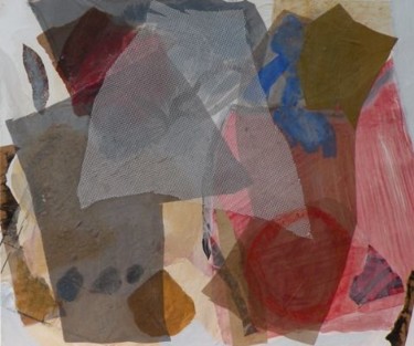 Peinture intitulée "Collage 6.2011" par Gimalac, Œuvre d'art originale, Huile