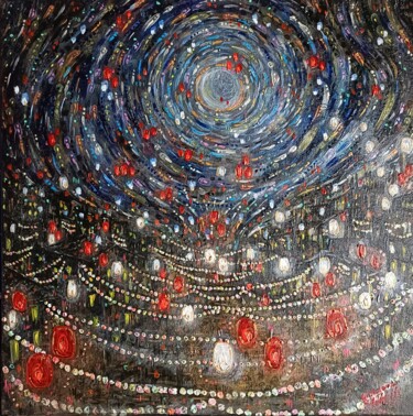 Pintura titulada "Esprimi un desiderio" por Giordana Verzilli, Obra de arte original, Acrílico Montado en Bastidor de camill…