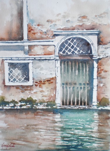 Painting titled "Venice 56" by Giorgio Gosti, Original Artwork, Watercolor