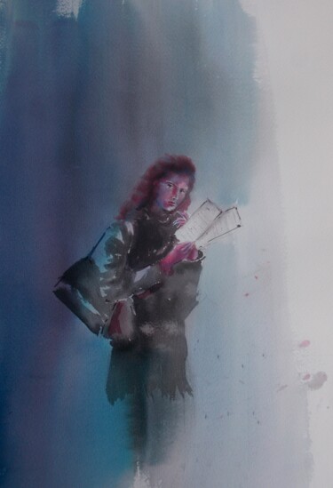 Pintura titulada "young girl 78" por Giorgio Gosti, Obra de arte original, Tinta