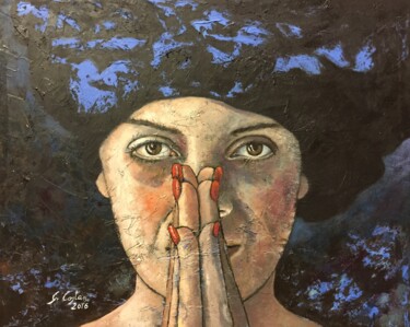 Malerei mit dem Titel "Grazie perché" von Giosi Costan, Original-Kunstwerk, Öl