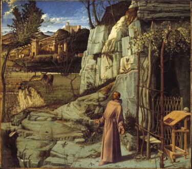 제목이 "Saint François dans…"인 미술작품 Giovanni Bellini로, 원작, 온도