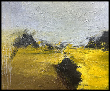 Painting titled "Paysage d’un jour d…" by Giovanni.D, Original Artwork, Acrylic Mounted on Wood Stretcher frame