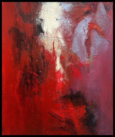 Painting titled "Emotion IV" by Giovanni.D, Original Artwork, Oil Mounted on Wood Stretcher frame