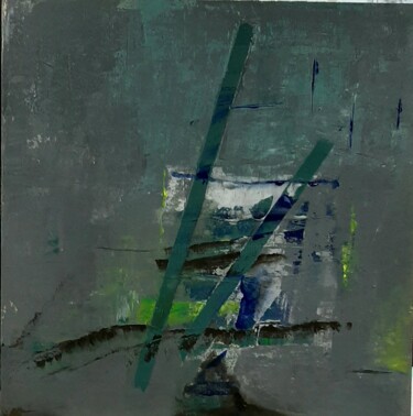 Schilderij getiteld "Interferenze 2" door Giovanni Greco, Origineel Kunstwerk, Acryl