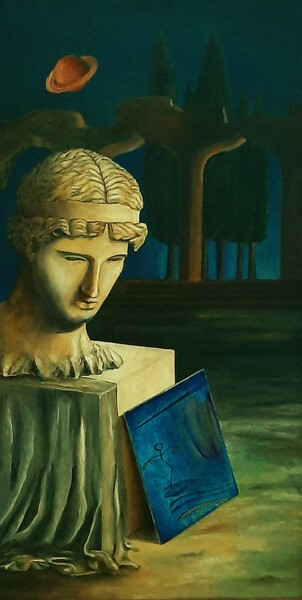 Pintura intitulada "Il ritorno di Satur…" por Giovanni Greco, Obras de arte originais, Óleo
