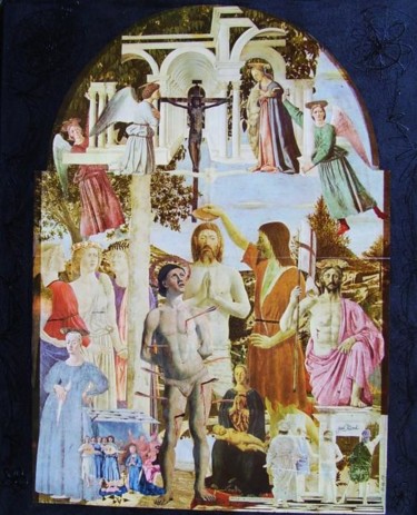 Pittura intitolato "Nas Flechadas, o Di…" da Giov. D' And., Opera d'arte originale