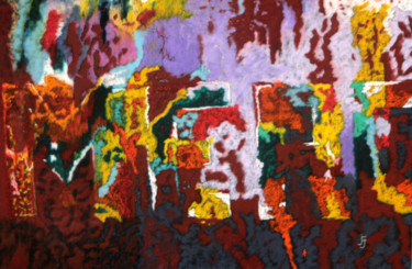 Pittura intitolato "Rouilles, ferraille…" da Jean-Claude Girard, Opera d'arte originale, Pastello
