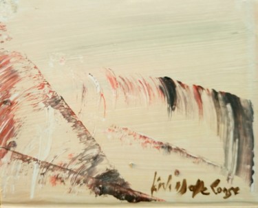 Peinture intitulée "Sans Titre (Vagues.…" par Gisèle Dalla Longa, Œuvre d'art originale, Acrylique Monté sur Panneau de bois