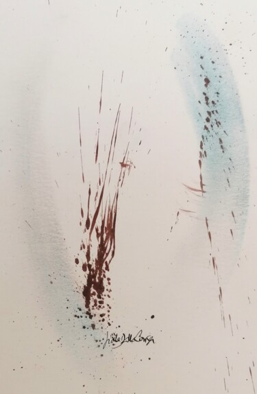 Peinture intitulée "Explosive I" par Gisèle Dalla Longa, Œuvre d'art originale, Pastel