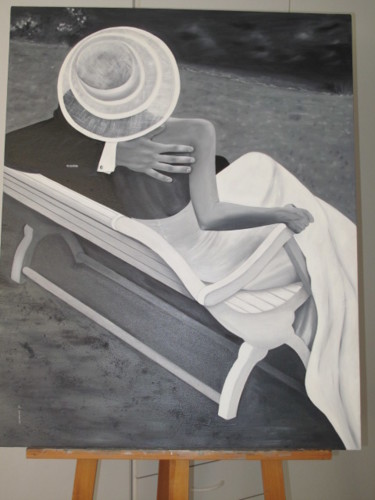 Pintura titulada "Baiser chaché" por Gismond, Obra de arte original, Oleo Montado en Bastidor de camilla de madera
