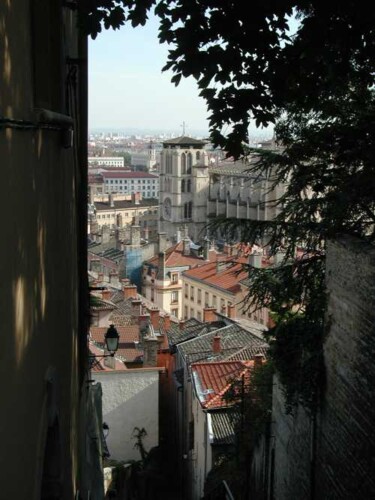 Photographie intitulée "vieux Lyon" par Giuliano Bianchetti, Œuvre d'art originale