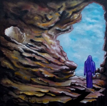 Pittura intitolato "Cave lyric" da Giuseppe Alberto Regoli, Opera d'arte originale, Olio