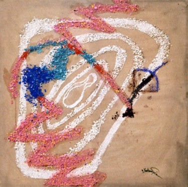Peinture intitulée "arbalette" par Georges Koutsandreou, Œuvre d'art originale