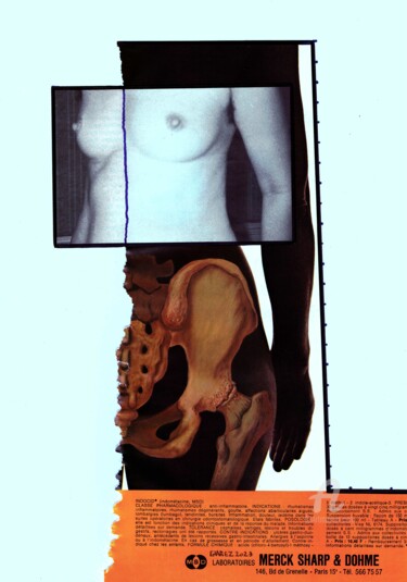 Arte digitale intitolato "Merck" da Glenn Varez, Opera d'arte originale, Collage digitale