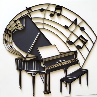 "The instrument (Pia…" başlıklı Heykel Glimpsecraft Priyanka tarafından, Orijinal sanat, 3D modelleme
