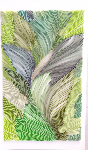「The nature pattern」というタイトルの彫刻 Glimpsecraft Priyankaによって, オリジナルのアートワーク, 紙