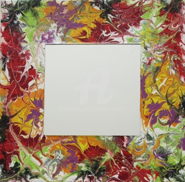 Pintura intitulada "Specchio numero 112" por Teresa Suardi, Obras de arte originais, Outro Montado em Outro painel rígido