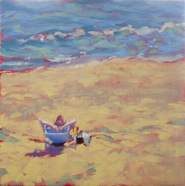 Peinture intitulée "Daydreamer" par Gloria Nilsson, Œuvre d'art originale, Huile Monté sur Autre panneau rigide