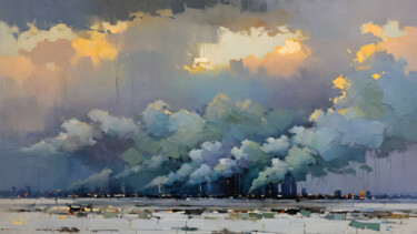 Цифровое искусство под названием "smoke mixture" - Go San, Подлинное произведение искусства, Цифровая живопись