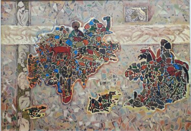 Peinture intitulée "Turkmen tradition i…" par Gochmuradov Gahryman, Œuvre d'art originale, Huile