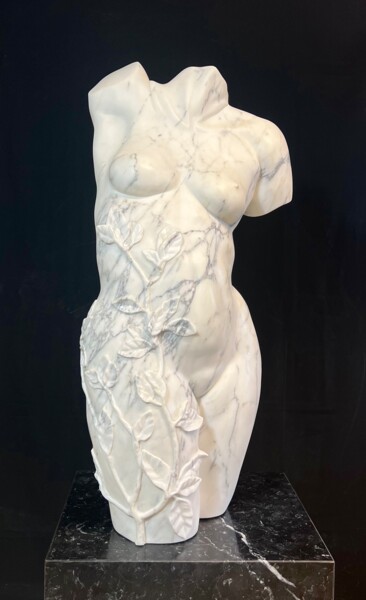 Sculpture intitulée "La metamorfosi di D…" par Godfried Dols, Œuvre d'art originale, Pierre