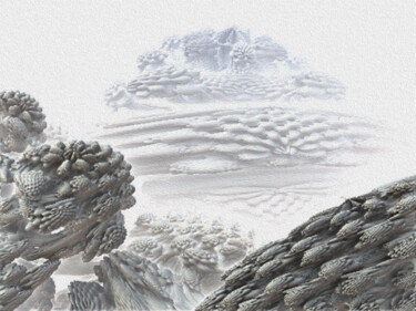 "Fraktal 18 (Winter)" başlıklı Dijital Sanat Golly Hertlein tarafından, Orijinal sanat, Dijital Resim