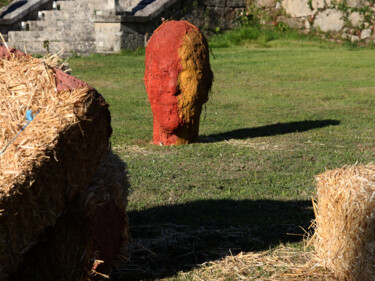 Escultura titulada "only straw" por Gonçalo Martins, Obra de arte original, Arcilla polimérica