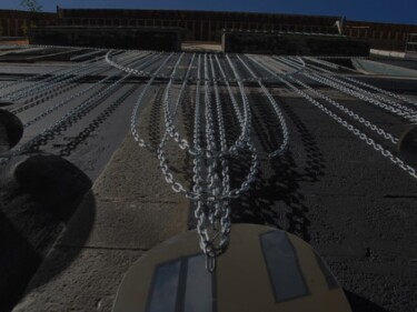 Rzeźba zatytułowany „Necklace Project” autorstwa Gonçalo Martins, Oryginalna praca, Stal nierdzewna