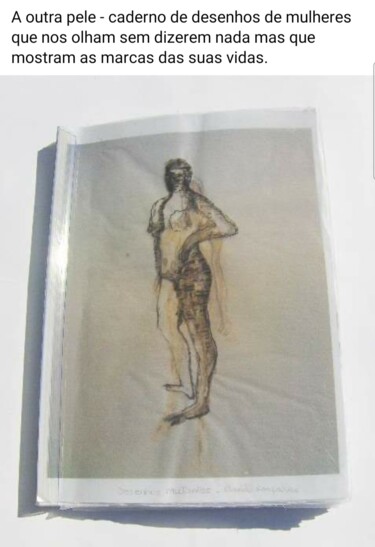 Painting titled "Livro de artista" by Carla Gonçalves, Original Artwork, Marker