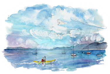 Peinture intitulée "Anglesey 02" par Miki De Goodaboom, Œuvre d'art originale, Aquarelle