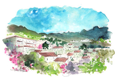 Peinture intitulée "Mijas 03" par Miki De Goodaboom, Œuvre d'art originale, Aquarelle