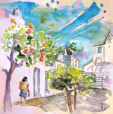 Painting titled "Castro Marim 15 2009" by Miki De Goodaboom, Original Artwork, Oil