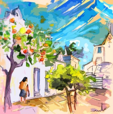 Painting titled "Castro Marim 15 bis…" by Miki De Goodaboom, Original Artwork, Oil