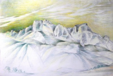 "Mountain by Benidorm" başlıklı Tablo Miki De Goodaboom tarafından, Orijinal sanat, Petrol