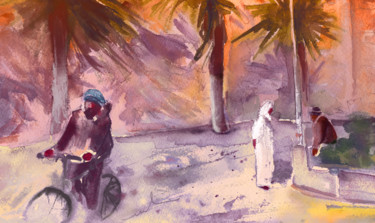 Картина под названием "Essaouira Town 04" - Miki De Goodaboom, Подлинное произведение искусства, Масло