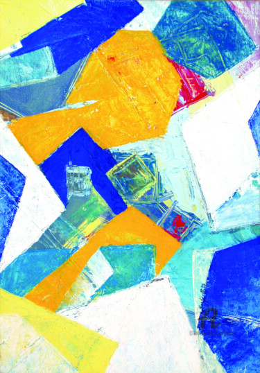 Pintura titulada "mozaique-2001.jpg" por Goodÿ, Obra de arte original